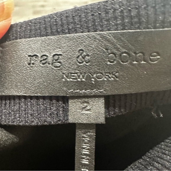 SALE!  Rag & Bone Leather Skinny Pants - Picture 3 of 5